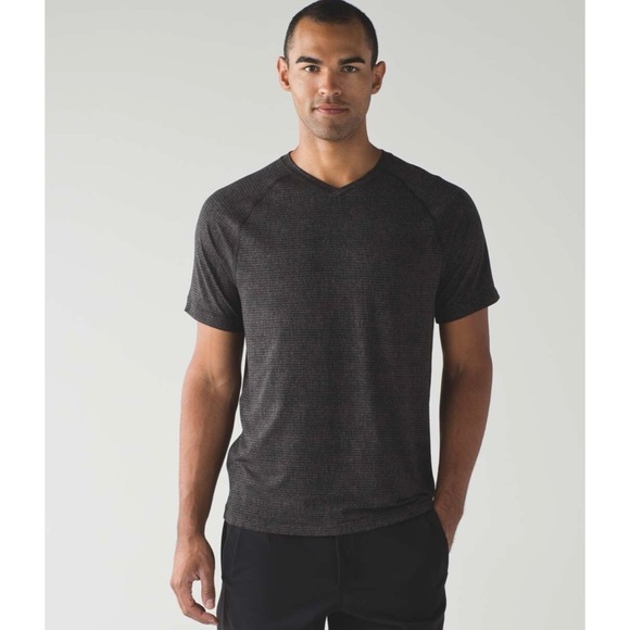 lululemon athletica Other - LULULEMON | Men’s In Mind Short Sleeve Top Shirt in Heathered Black Sz. XXL